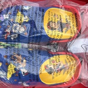 CROCS Yellow and Blue Clogs